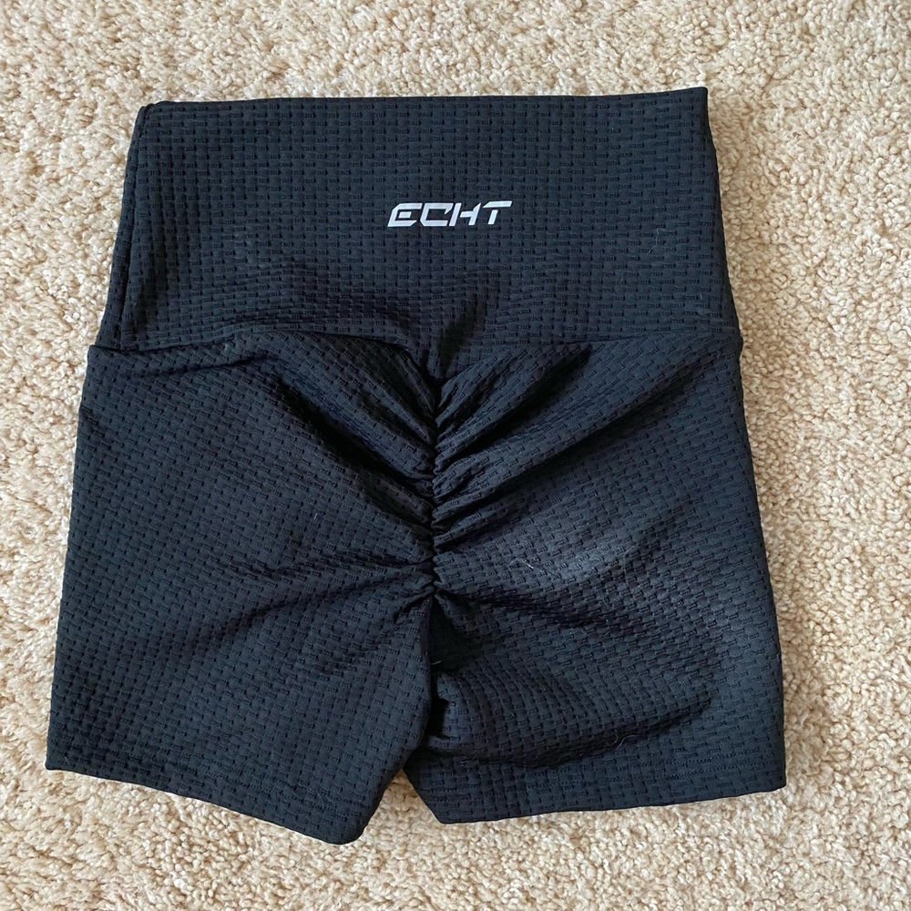 ☀️SOLD☀️ Echt Apparel Scrunch Booty Biker Shorts - High Waisted